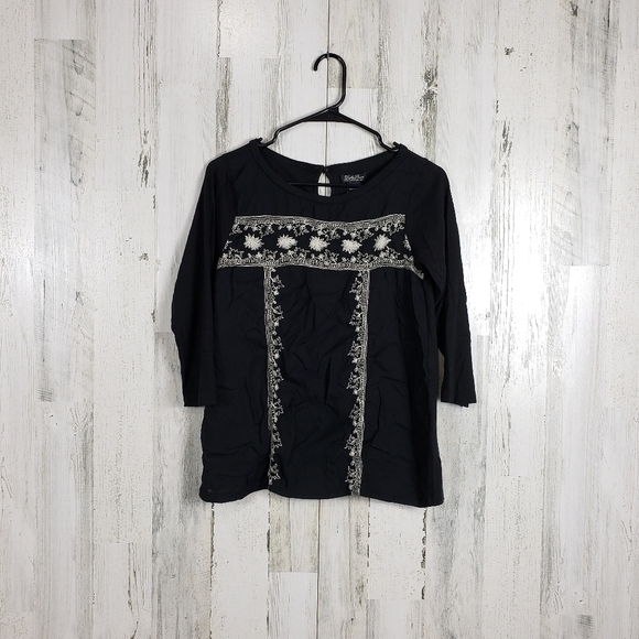 Lucky brand cute black top size small - Picture 12 of 12